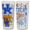University of Kentucky Collegiate Frosted Glass Tumbler