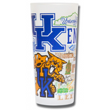 University of Kentucky Collegiate Frosted Glass Tumbler