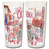 University of Oklahoma Collegiate Frosted Glass Tumbler