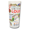 University of Louisville Collegiate Frosted Glass Tumbler