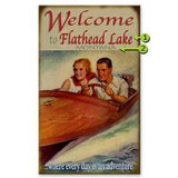 Welcome to the Lake Custom Sign
