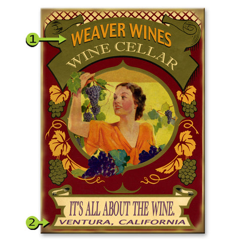 Wine Cellar Custom Sign
