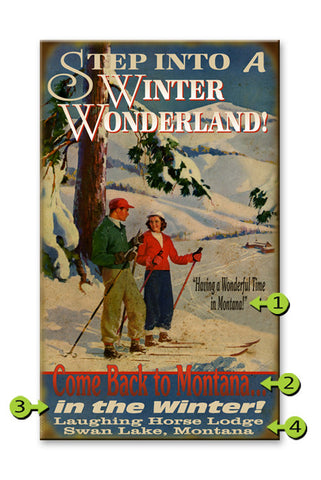 Winter Wonderland Custom Sign