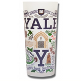 Yale University Collegiate Frosted Glass Tumbler