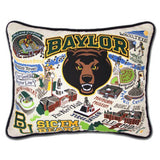 Baylor University Collegiate Embroidered Pillow