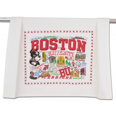 Boston University Collegiate Dish Towel