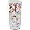 Buffalo Frosted Glass Tumbler