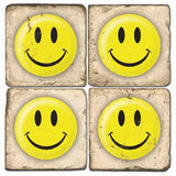 Smiley Face Drink Coasters
