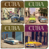 Cuba Cars Drink Coasters