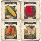 Seed Packets Drink Coasters