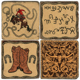Western Drink Coasters