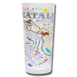 Catalina Island Frosted Glass Tumbler