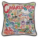 Charleston Hand-Embroidered Pillow