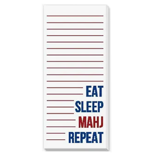 Notepad - Eat Sleep Repeat Mahjong