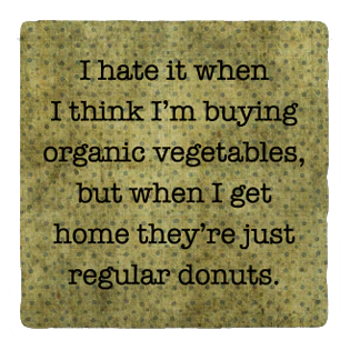 Organic Vegetables Coaster