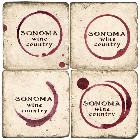 Sonoma Wine Country Drink Coasters
