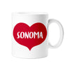 Sonoma Heart Mug