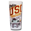 USC Collegiate Frosted Glass Tumbler