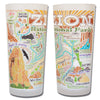 Zion Frosted Glass Tumbler